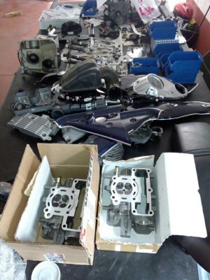 todo preparado para montar